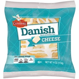 Cloverhill Round Cheese Danish Value Pack, Individually Packaged, Pack of 12