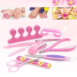Nail Care 10-Piece Nail Set, Cuticle Removal & Care, Exfoliation, Beauty Nail Care Supplies, DIY Gel Nails, Nail Shop / 손발톱관리 10종 네일세트 큐티클제거 관리 각질제거 뷰티 네일케어 용품 셀프 젤네일 네일샵