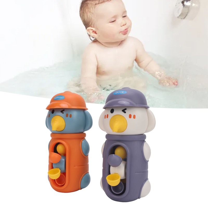 2 Pcs Bathtub Waterfall Toy Preschool Learning Bath Time Shower