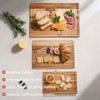 Cokka Praca Teak Cutting Board Set with Stand | 3