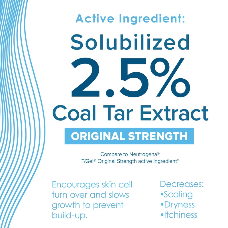 True+Real Coal Tar Therapeutic Plus Tar Gel Anti-Dandruff Shampoo Original