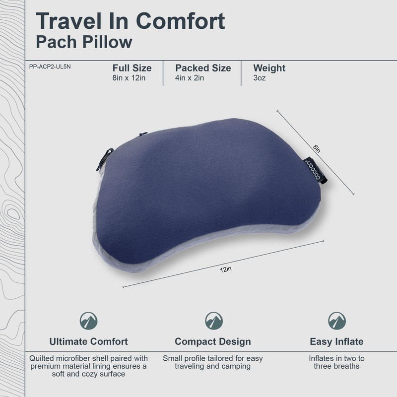 COCOON - Premium - Pack Pillow - Galaxy Blue- One