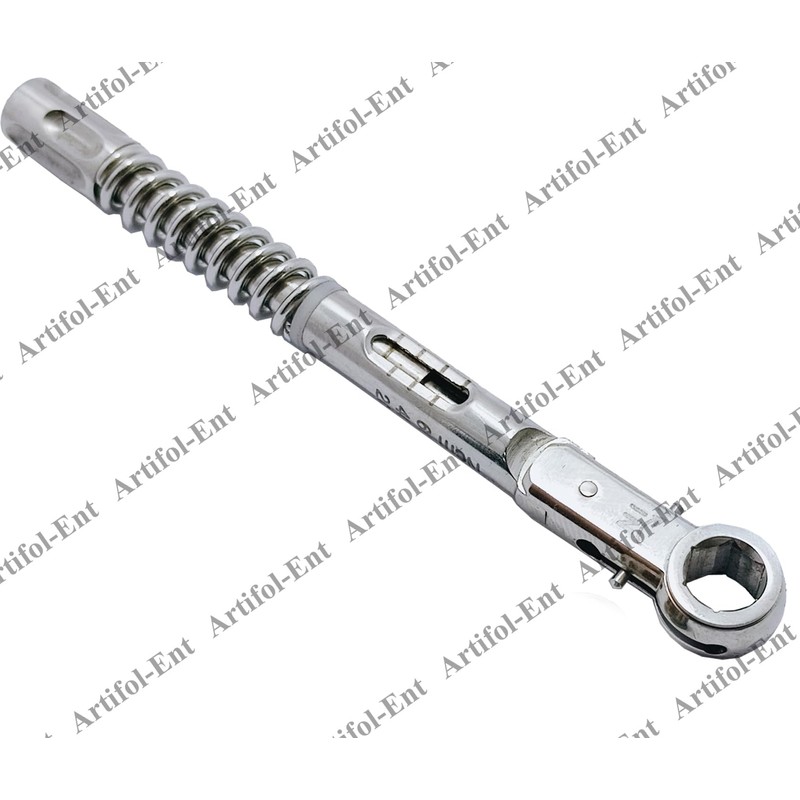 Universal Torque Wrench 6mm Hex Shape 10-70 Ncm Ratchet Implant