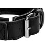 Dingo Gear S04022 Leather Collar for Dogs "Drago" Amortized Black