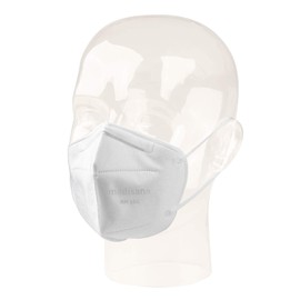 Medisana Medisana FFP2 respirator dust mask respiratory mask, RM 100, dust protection mask mouth protection mask 10 pieces individually packed in PE bag with clip - certified CE2834 - EU 2016/425