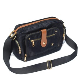 ESVAN Women Fashion Crossbody bags for Women Multi Pockets Cell Phone Camera Shoulder Handbags Travel Purse, Black, Fashion