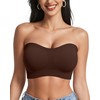 OEAK Strapless Bras for Women Wireless Bandeau Bra Non Slip