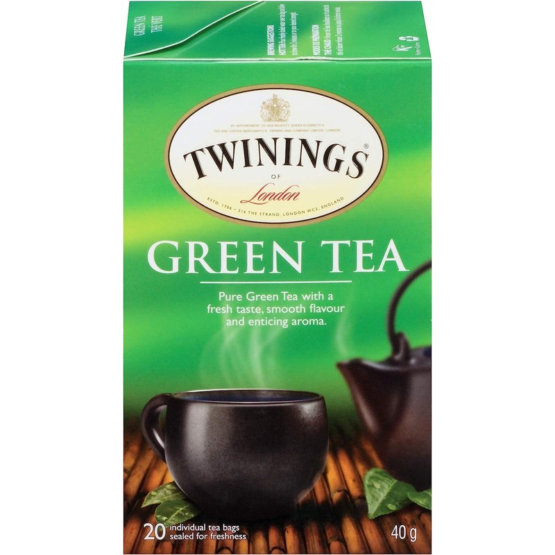 Twinings Classic Green Individually Wrapped Tea Bags | 100% Pure
