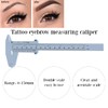 Eyebrow Ruler, Vernier Caliper Tattoo Eyebrow Ruler Eyebrow Ruler Reusable