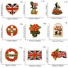 12 PCS Remembrance Day Patches Pins Union Jack Lest We