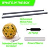 STERLING Sports Heavy Duty Tetherball Set with Pole, Ball &