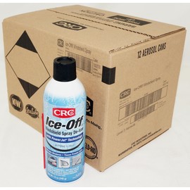 CRC Case of 12 CRC 05346 Ice-Off Windshield Spray De-Icer 12 Oz Melts Frost and Ice