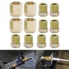 MospdyGear Universal Brass Brake Pipe Fitting Kit, 12 Pcs Brake