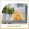 KONTONTY Leather Tissue Box Holder Rectangle Design Chic and Elegant