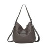 Women's Real Leather Slouchy Tote Practical Trendy Hobo Handbag Shoulder