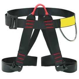 Climbing Harness, Attaching Climbing Harnesses, Fall Protection, Safety Belt for Fire Rescue, Mountaineering, Half Body Climbing Harness, Climbing Equipment for Women, Men, Children (Half Body Belt,