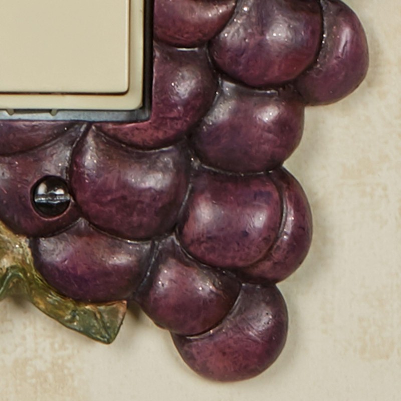 Touch of Class Grape Harvest Realistic Grapes Single Dimmer/Rocker -