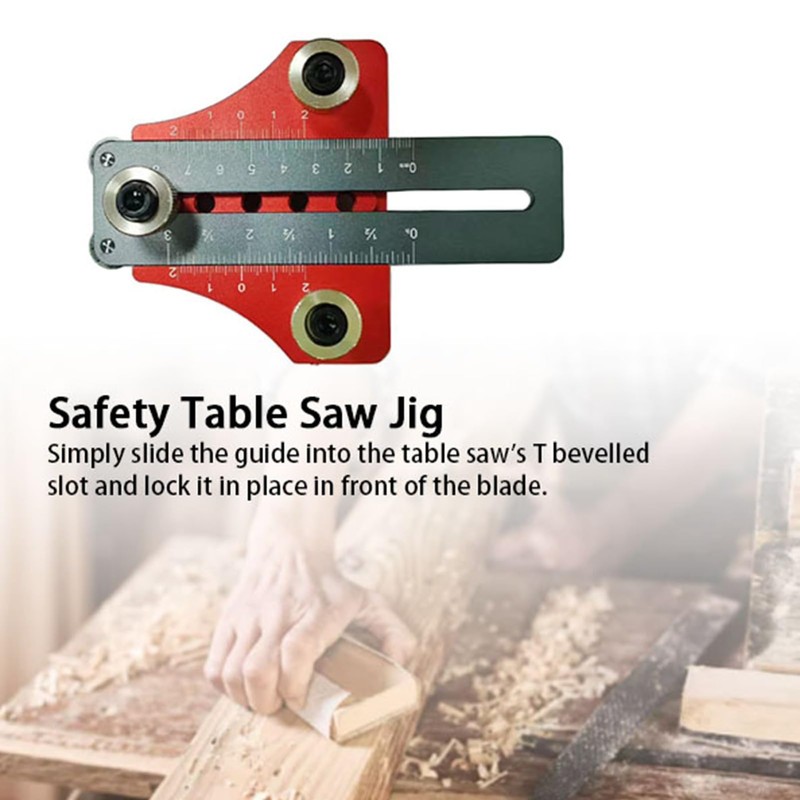 Thin Rips Jig Table Saw Jig Guide for Making Repetitive