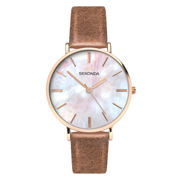 SEKONDA Womens Analogue Classic Quartz Watch with PU Strap 2558.27