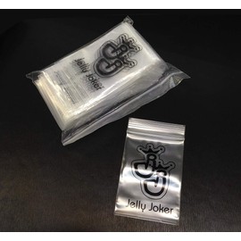 Jelly Joker HQ Zip Bags Various Sizes 40 x 40 mm 40 x 60 mm 50 x 70 mm 60 x 80 mm 70 x 100 mm 70 µm Thick (60 x 80 mm Pack of 100)