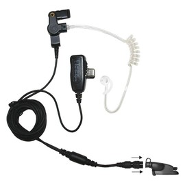 Tactical Ear Gadgets Cougar 2-Wire Surveillance Earpiece EP4034QR for Motorola APX6000 APX4000 APX7000 XPR6550 XPR7550 XPR6350 Radio