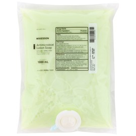 McKesson Antimicrobial Lotion Soap with Aloe - Herbal Scent - Refill Bag, 1000 mL, 10 Count
