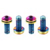 CNC bottle holder screws, M5 bottle holder screws, rainbow