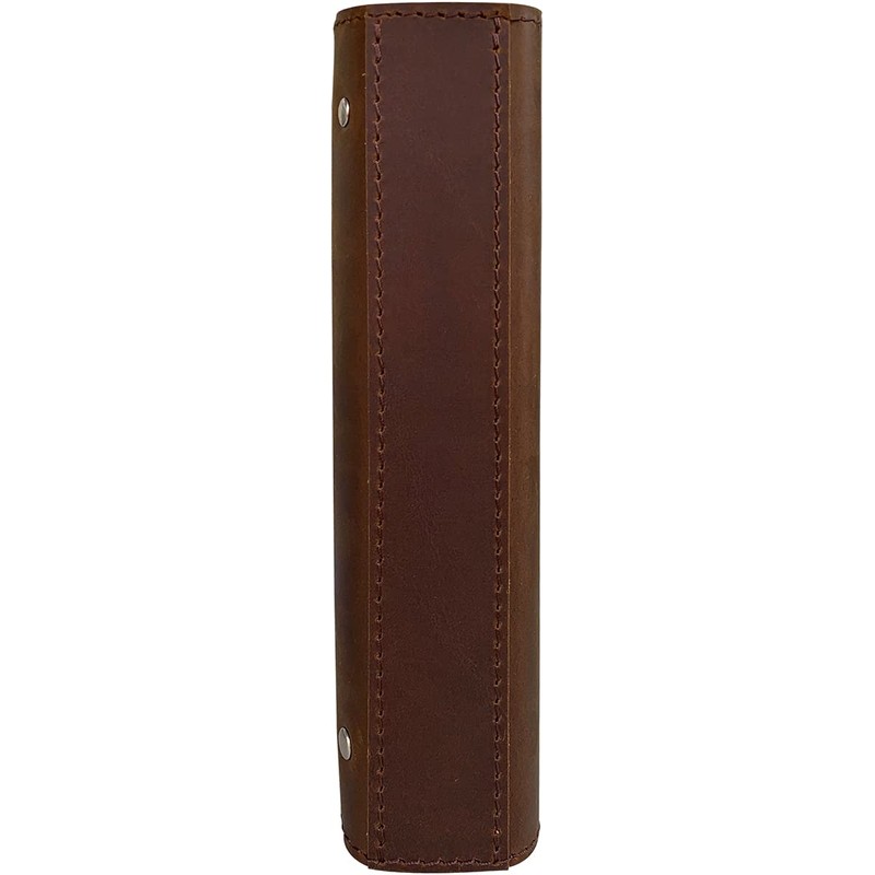 Genuine Leather Binder Portfolio, 6 Ring Binder Organizer with Inner