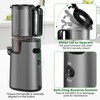 Cold Press Juicer, Masticating Juicer with 5.4" Wide Feed Chute,