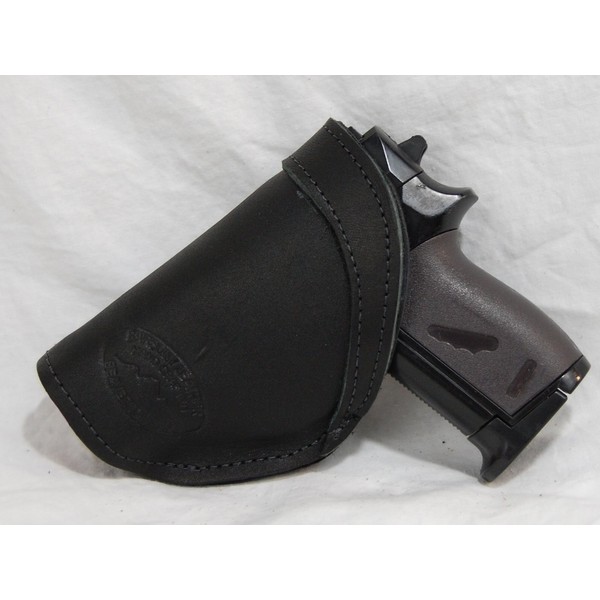 Barsony Black Leather Inside The Waistband Holster for Walther PP PPK PPKS Right