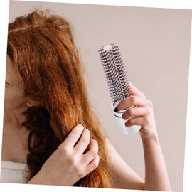 WOONEKY Curl Training Hair Brush Anti-static Roll Brush for Women Portable Hair Styling Tool