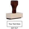 ExcelMark Traditional Custom Rubber Stamp (Small)