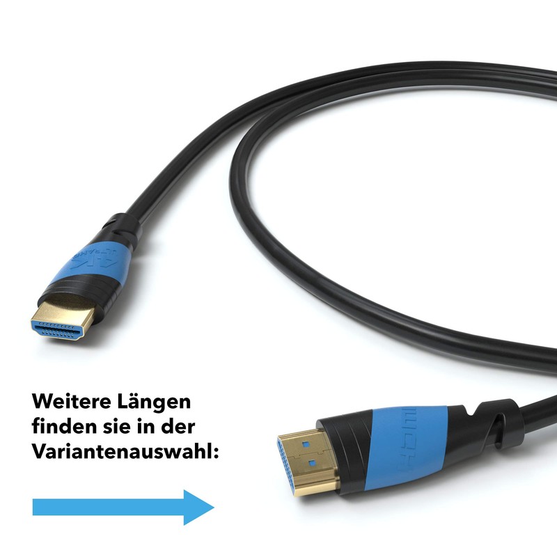 HDMI Cable 2.0, a/b, U-HD, 4 K 1m