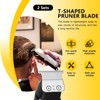 SUNJCO 2 Pack Replacement T Outliner Blades with Screws for