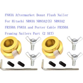 FN83A Aftermarket Donut Flush Nailer For Hitachi NR83A NR83A2(S) NR83A2 FR350A FN83A and Porter Cable FR350A Framing Nailers Part (2 SET)