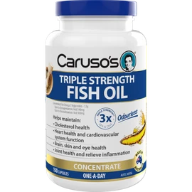 Caruso's Buy Carusos Triple Strength Fish Oil 150 Capsules Online