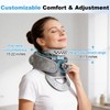 Cervical Traction Device - Adjustable Neck Stretching with Heating Pad