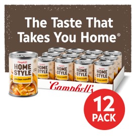 Campbell's Homestyle Chicken Noodle Soup, 16.1 OZ Can (Case of 12)