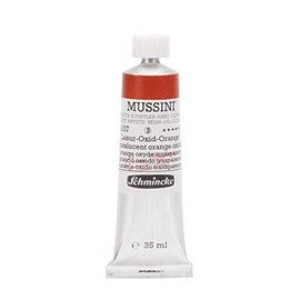 Schmincke Mussini Resin Oil Color - Translucent Orange Oxide 35ml Tube