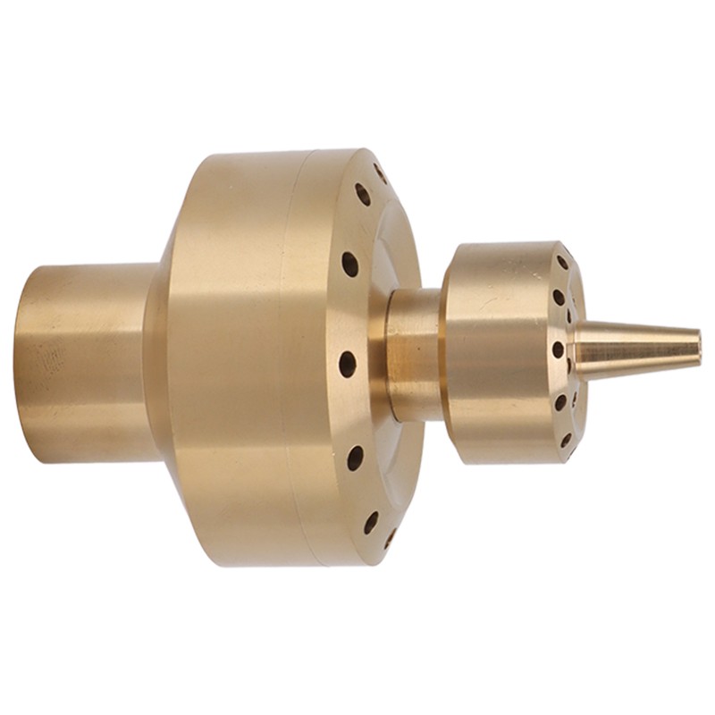 Copper Double Column Fountain Nozzle Music Fountain Landscape Scenery Nozzle