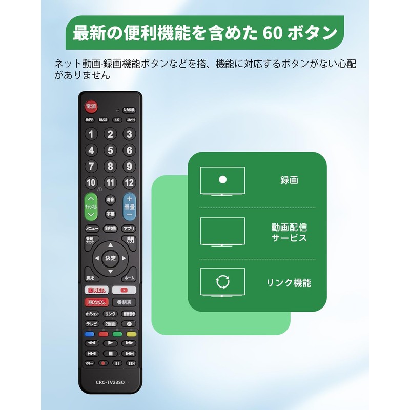 POTRRCIUSUER Sony TV Remote Control for BRAVIA Models Compatible with