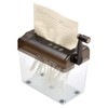Xzeemo Mini Paper Shredder, Hand Crank Paper Shredder for Home