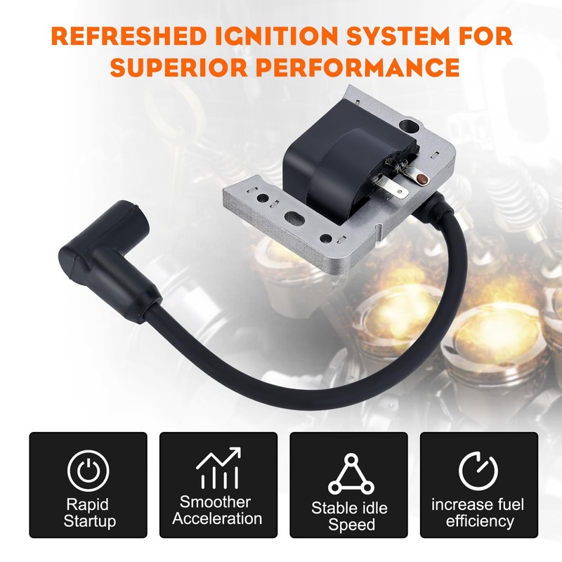 Hipa 34443D Ignition Coil Magneto for Tecumseh 34443 34443A 34443B