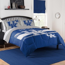 Kentucky Wildcats Comforter Set – Wildcats Bedding for Dorms, Guest Rooms, RVs, Tailgates & UK Game Day Decor, Full/Queen