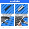 Coomoors Solar Panel Mount Kit Mounting Rail, Solar Panel Z