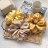 Satin Hair Bobbles Scrunchies Hair Scrunchies Soft Elastic Silk Hair