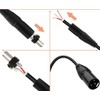 GQunit 8PCS 3 Pin XLR Solder Connector, 4 Male and