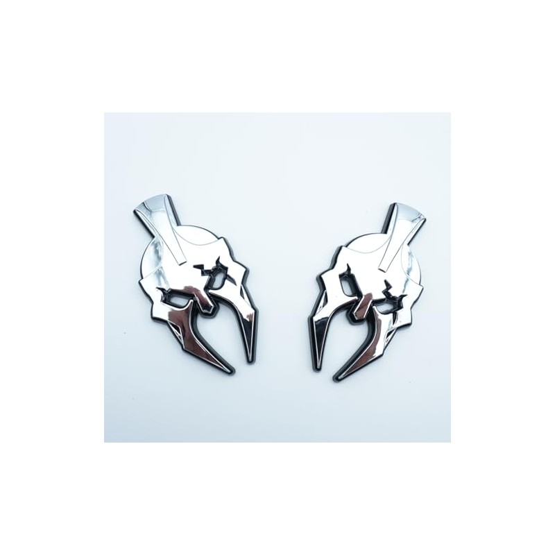 2Pcs Right Left Side Custom Gladiator Emblems 3D Badges Replacement