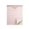 2025 Wall Calendar - 12" x 15" Rose Gold Foil
