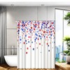 YOETTE 4th of July Shower Curtain, Independence Day Celebration Event,